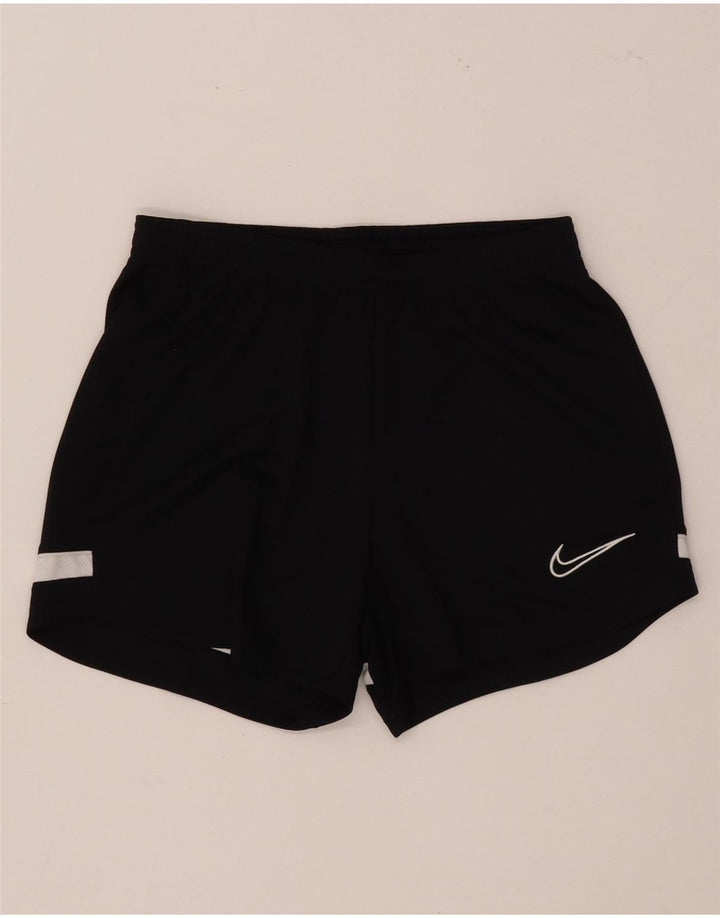 NIKE Masculino Dri Fit Sport Shorts XS Preto Colourblock Poliéster