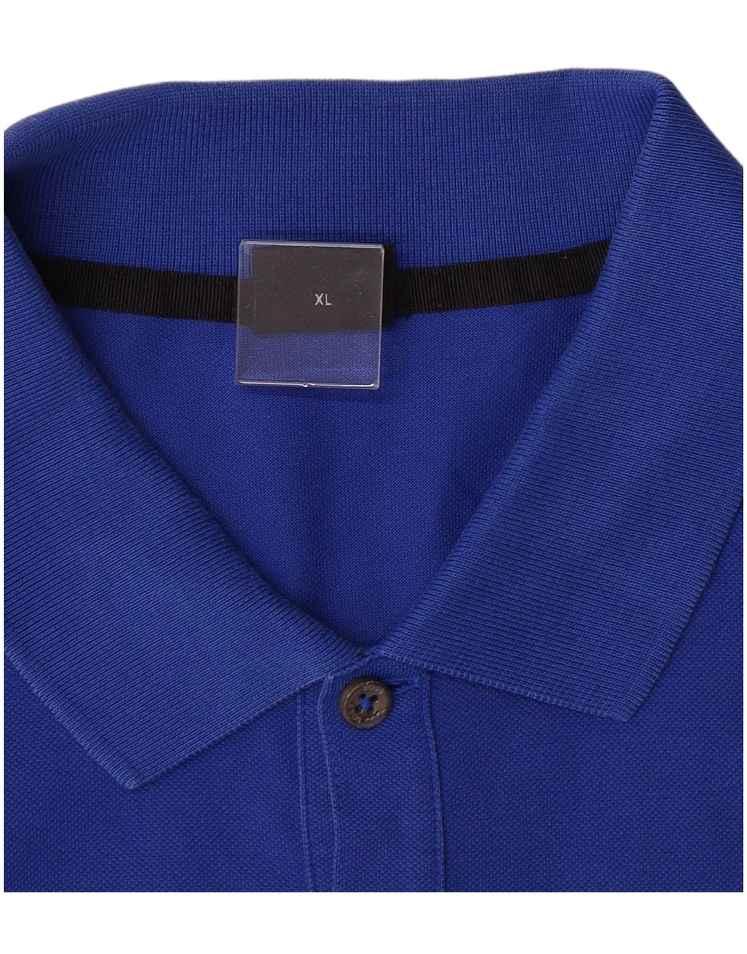 Camisa polo masculina de ajuste regular HUGO BOSS XL algodão azul
