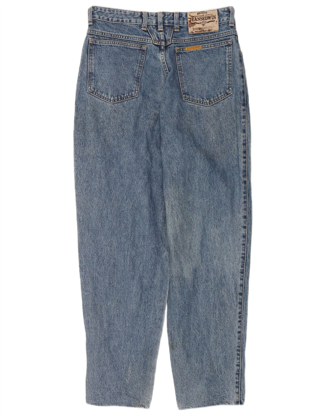 Calça jeans feminina Edwin cintura alta cônica W32 L30 algodão azul