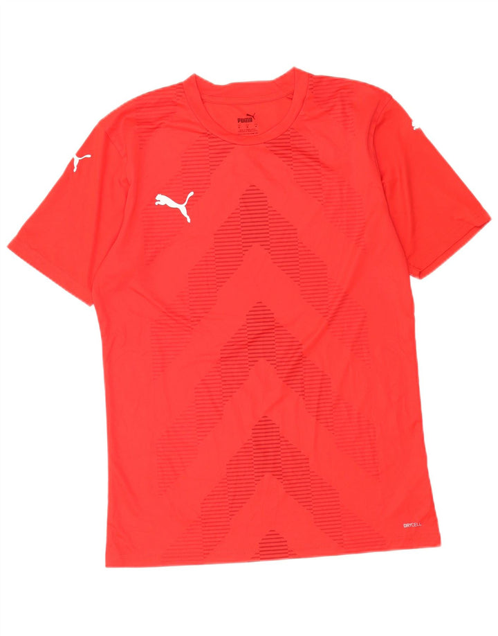Camiseta masculina Puma Top Médio Vermelho Chevron Poliéster