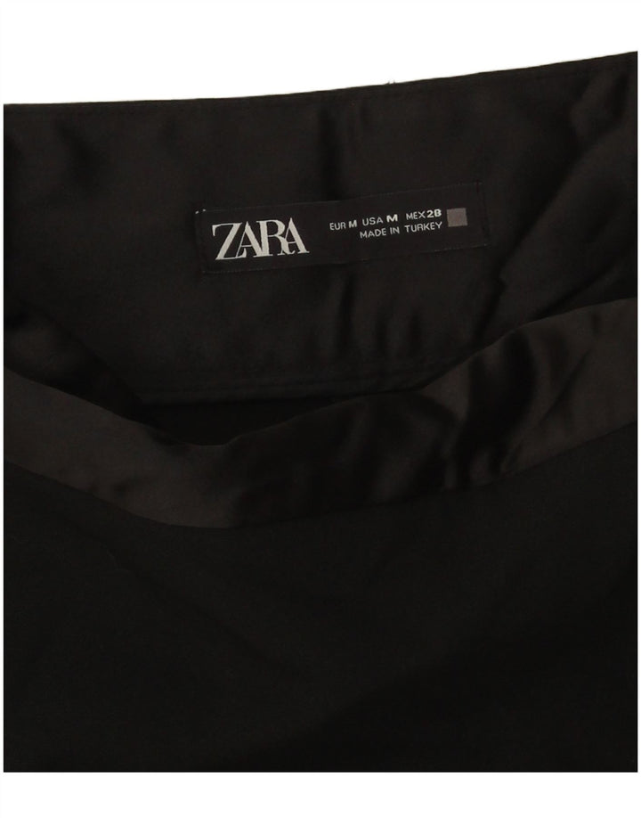 Zara Shorts feminino casual médio W28 preto