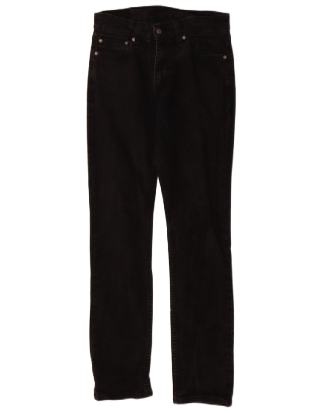 LEVI'S Jeans Slim Masculino W31 L31 Algodão Preto