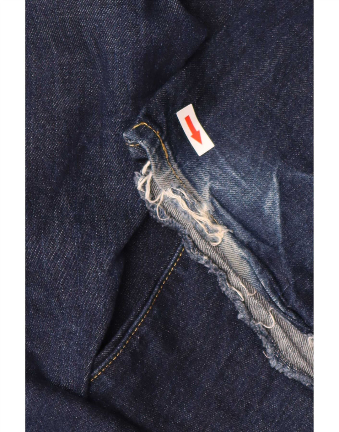 Jeans retos masculinos Marks & Spencer W42 L31 algodão azul marinho