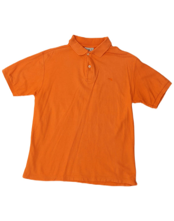Polo Diadora Meninos 13-14 Anos Laranja Algodão