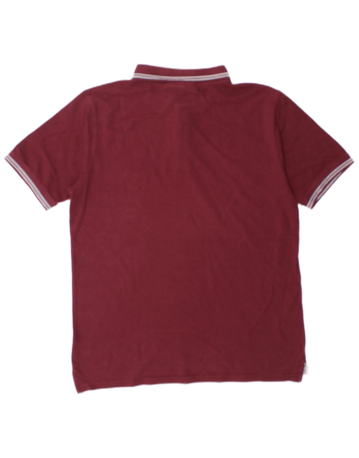 Camisa polo masculina Fila grande algodão marrom