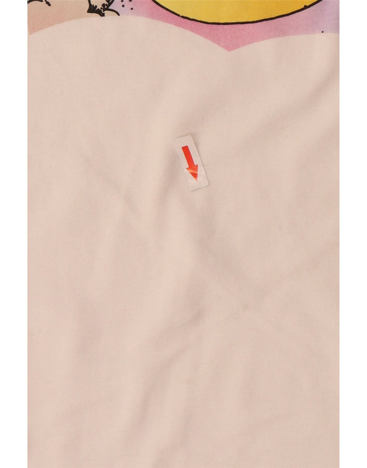 Camiseta feminina gráfica Levi's UK 10 pequena branca