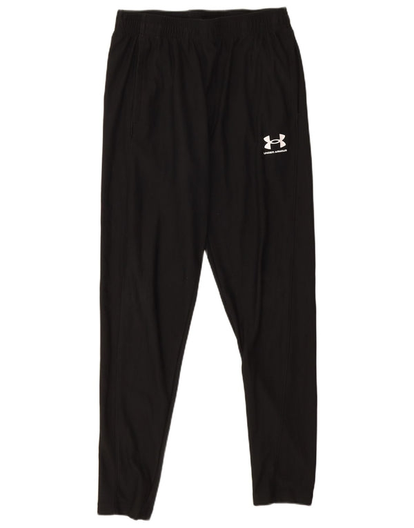 Calça de treino masculina UNDER ARMOUR de poliéster preto médio
