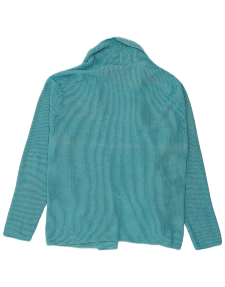 Suéter cardigã feminino oversized MARKS & SPENCER Reino Unido 16 grande azul