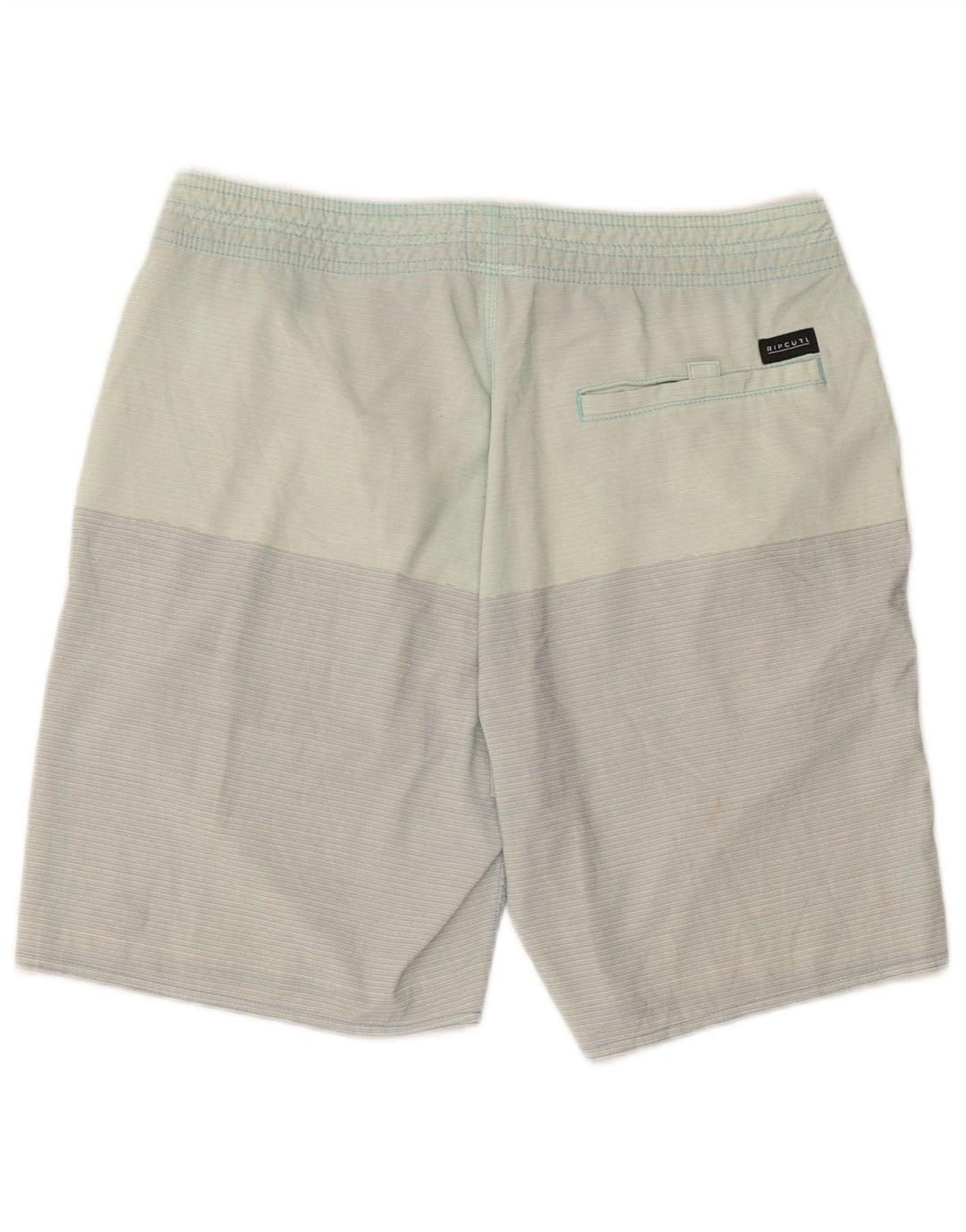 Shorts de natação masculino Rip Curl médio verde colorblock