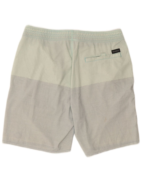 Shorts de natação masculino Rip Curl médio verde colorblock