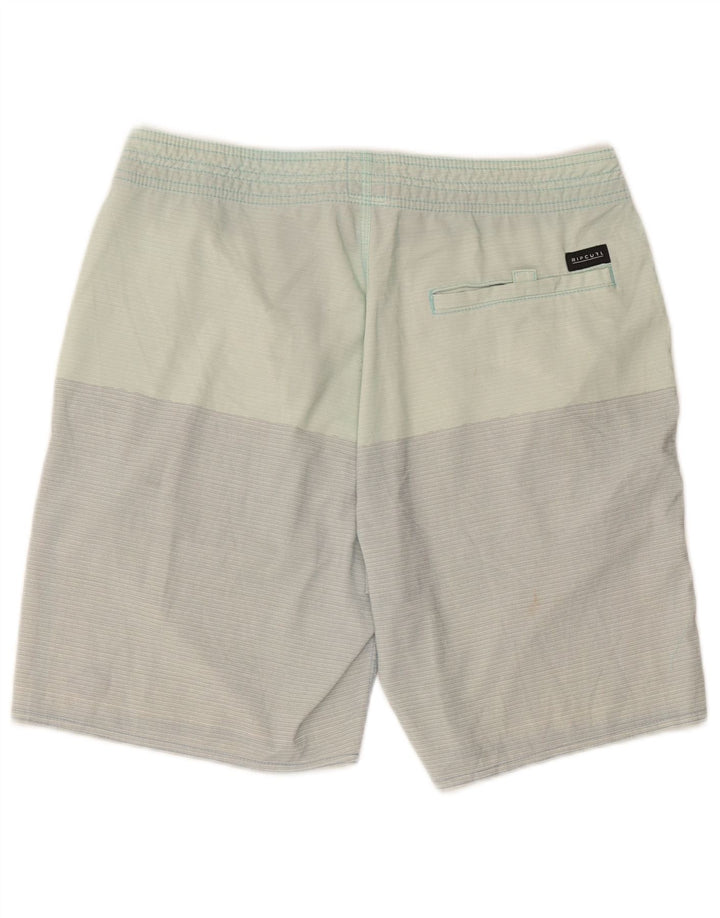 Shorts de natação masculino Rip Curl médio verde colorblock