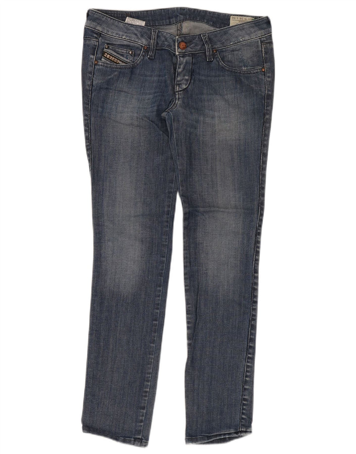 DIESEL Womens Cuddy Slim Jeans W28 L30 Blue Cotton
