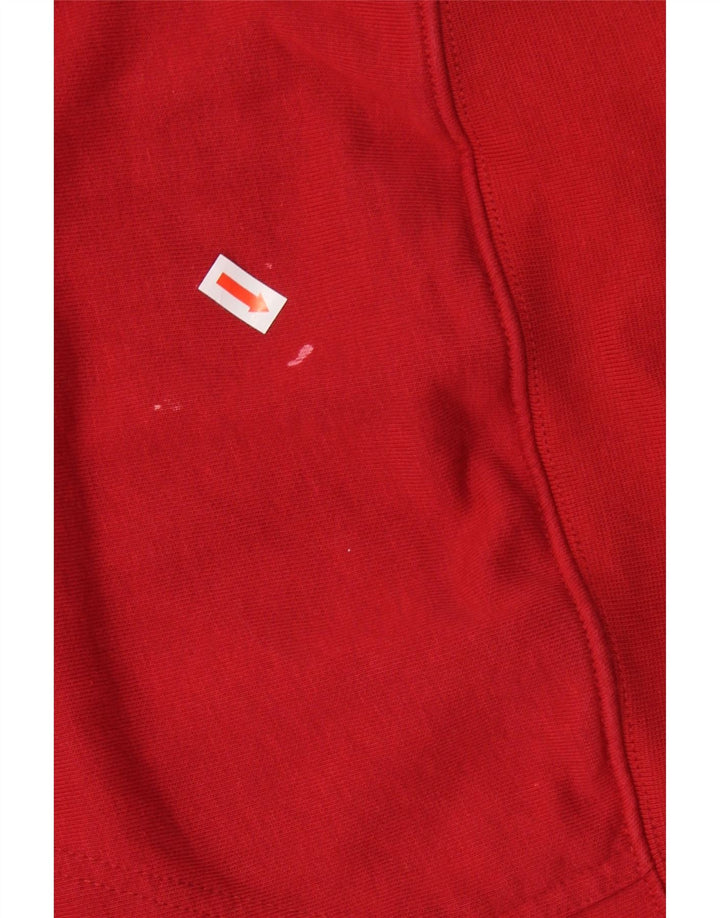 CHAMPION Suéter masculino com capuz gráfico Rochester grande algodão vermelho