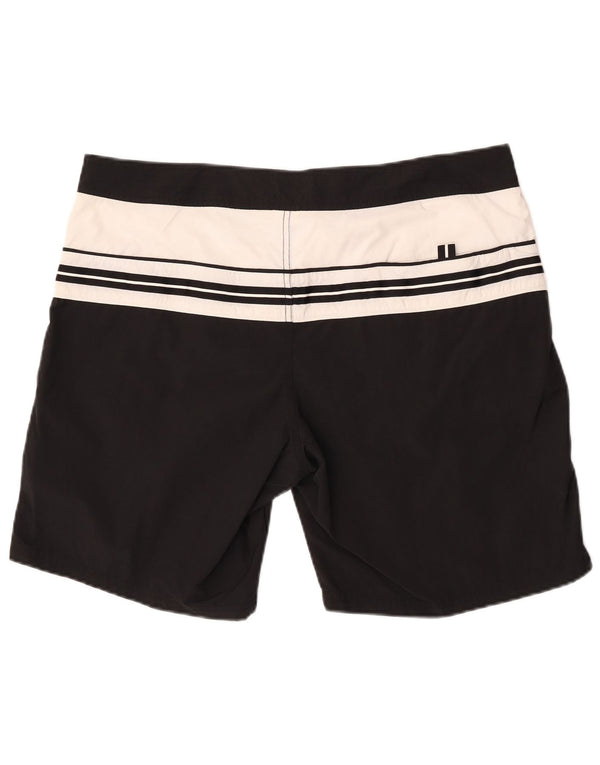 Coast Mens Graphic Natação Shorts XL Preto Colourblock Poliamida Praia