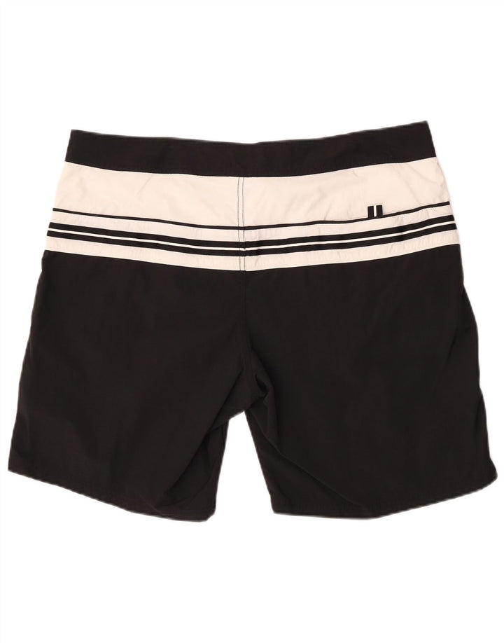 Coast Mens Graphic Natação Shorts XL Preto Colourblock Poliamida Praia