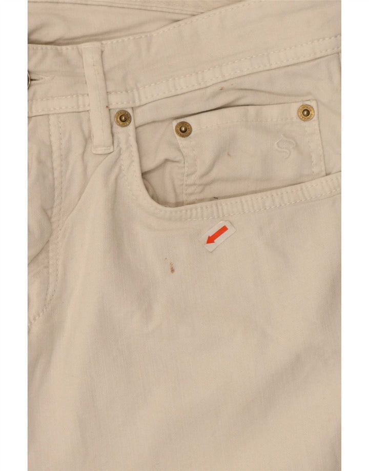 SIVIGLIA Jeans Slim Feminino W33 L33 Algodão Branco