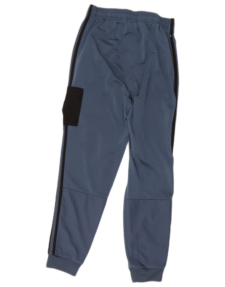 Adidas meninos calças de treino joggers 13-14 anos azul poliéster