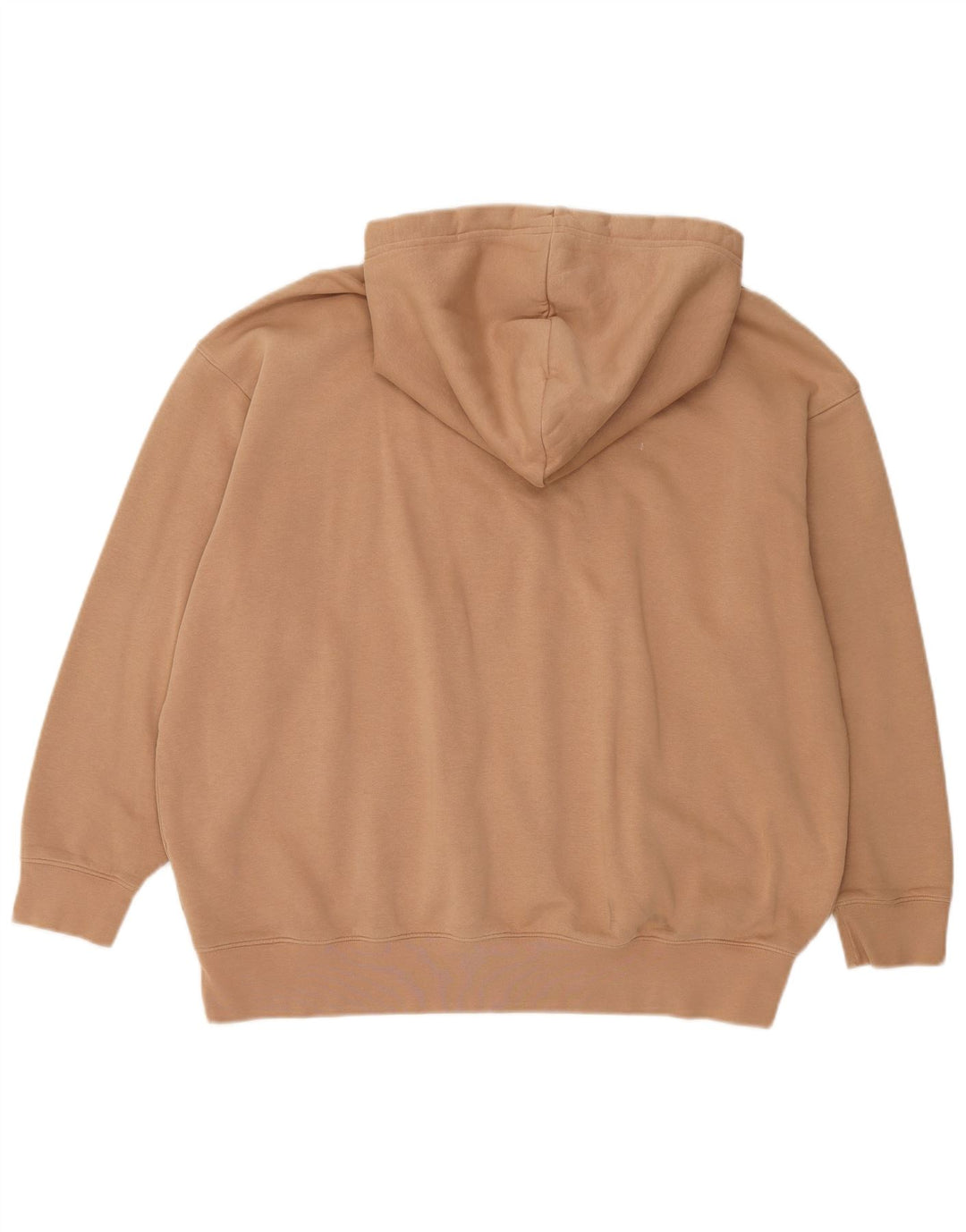 Suéter Nike Masculino Loose Fit com Capuz Grande Algodão Bege