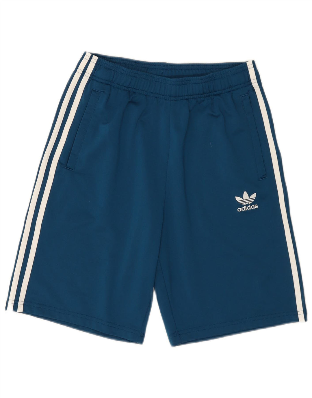 Shorts esportivos Adidas meninos 13-14 anos azul poliéster