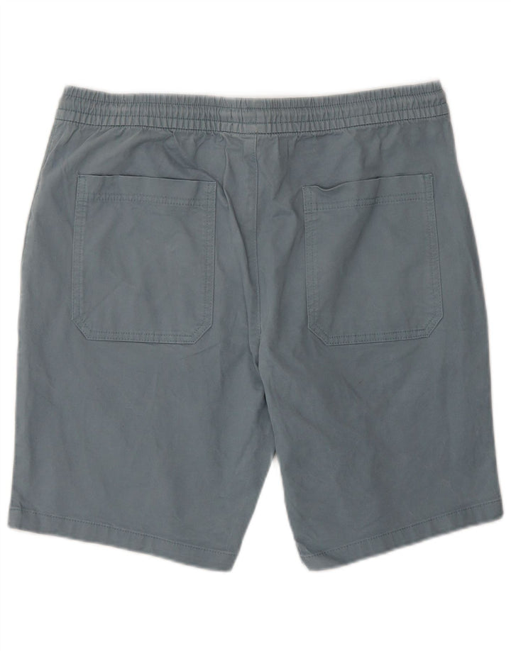 Shorts chino masculino Marks & Spencer W34 grande algodão azul