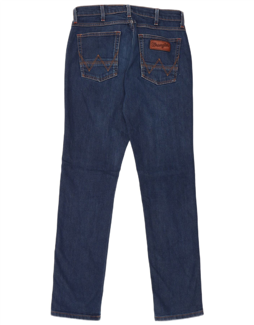 Wrangler feminino Bostin Slim Jeans W30 L32 azul algodão
