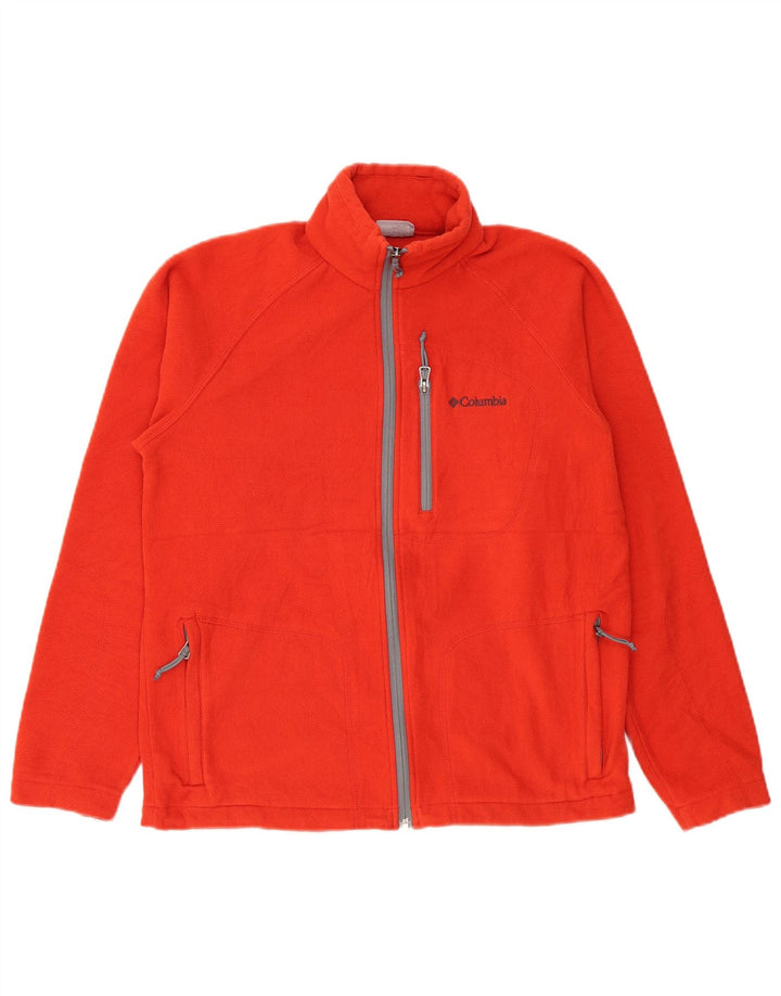 Jaqueta de lã masculina Columbia UK 36 poliéster vermelho pequeno