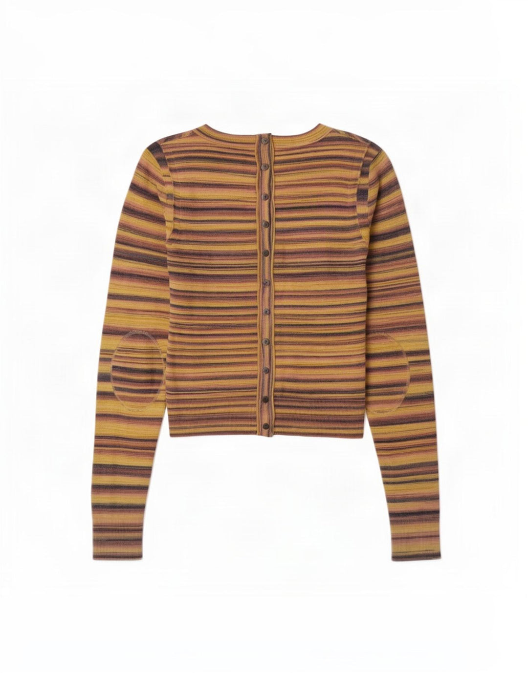 Suéter feminino Whistles com gola redonda UK 12 listrado médio multicolorido