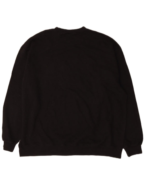 Champion masculino Chicago gráfico moletom jumper 2XL algodão preto