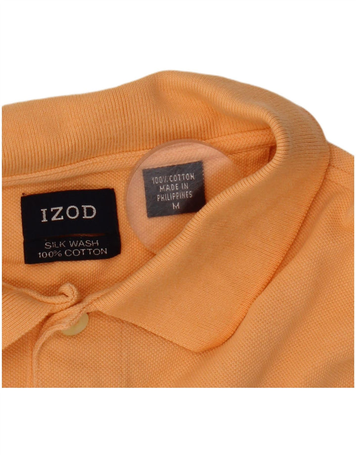 Camisa polo masculina IZOD algodão laranja médio