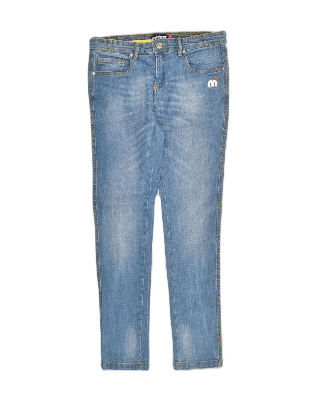 MISTRAL Womens Slim Jeans IT 44 Medium W31 L30  Blue Cotton | Vintage Mistral | Thrift | Second-Hand Mistral | Used Clothing | Messina Hembry 