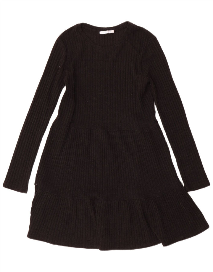 Vestido Jumper Feminino Zara Reino Unido 10 Pequeno Preto