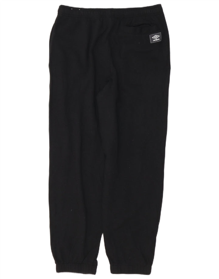 Umbro Calça de treino masculina Joggers médio algodão preto