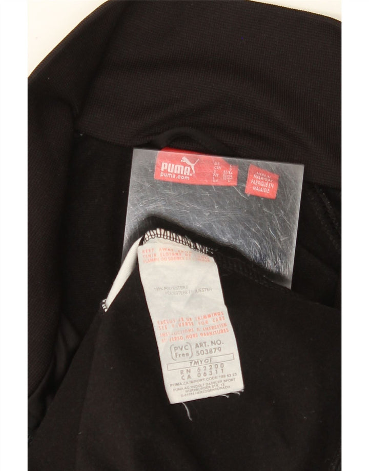 Puma Mens Treino Top Jaqueta Grande Poliéster Colorblock Preto