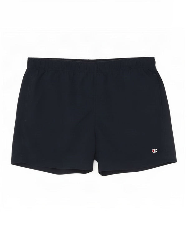 Shorts de natação masculino Champion grande azul marinho poliamida