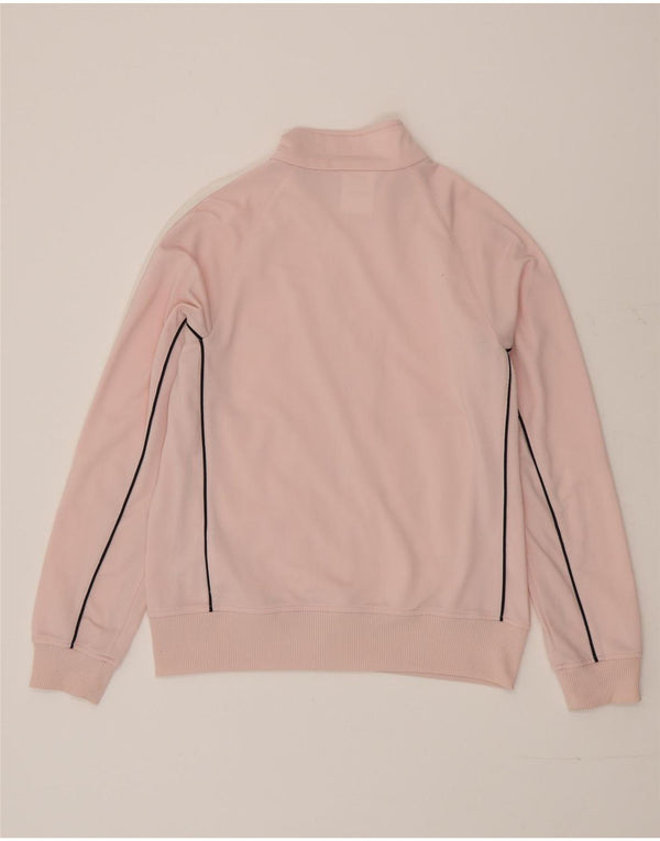 Adidas Womens Tracksuit Top Jacket UK 18 XL Rosa Poliéster