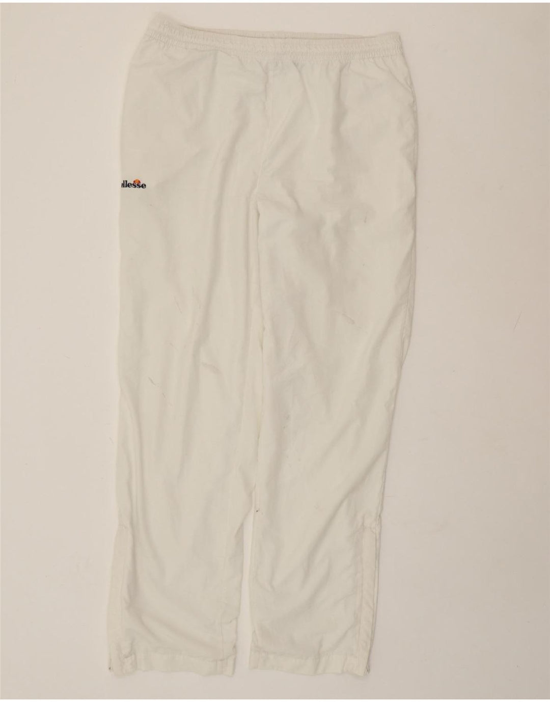 Calça de treino masculina ELLESSE IT 52 XL poliéster branco