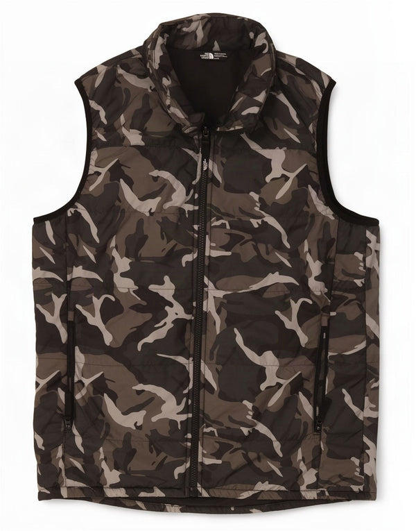 Colete The North Face Boys Padded 14-15 Anos XL Cinza Camuflagem Poliéster