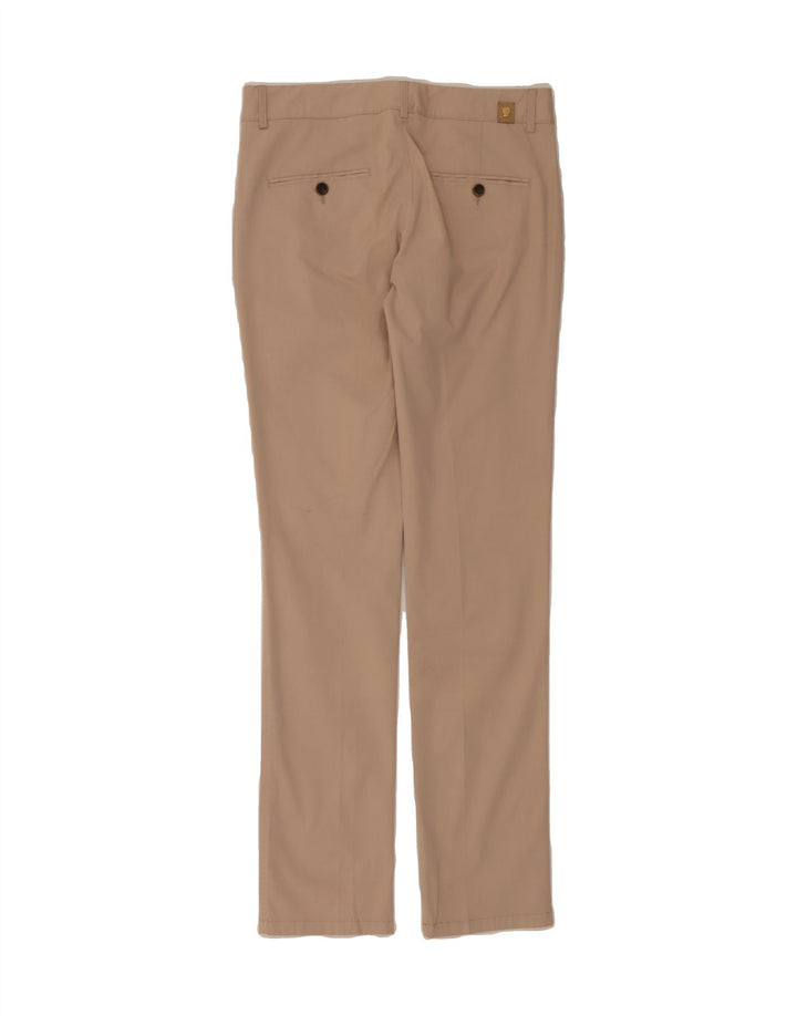 MASSIMO DUTTI Womens Slim Chino Trousers EU 34 2XS W30 L31 Beige Cotton Vintage Massimo Dutti and Second-Hand Massimo Dutti from Messina Hembry 