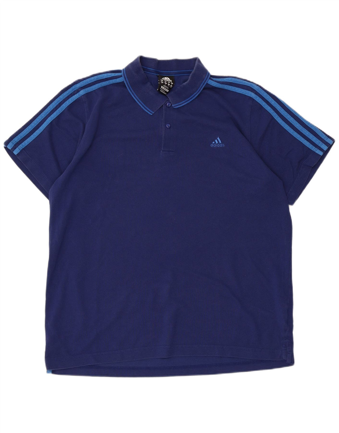 ADIDAS Mens Clima 365 Polo Shirt XL Azul Marinho Algodão