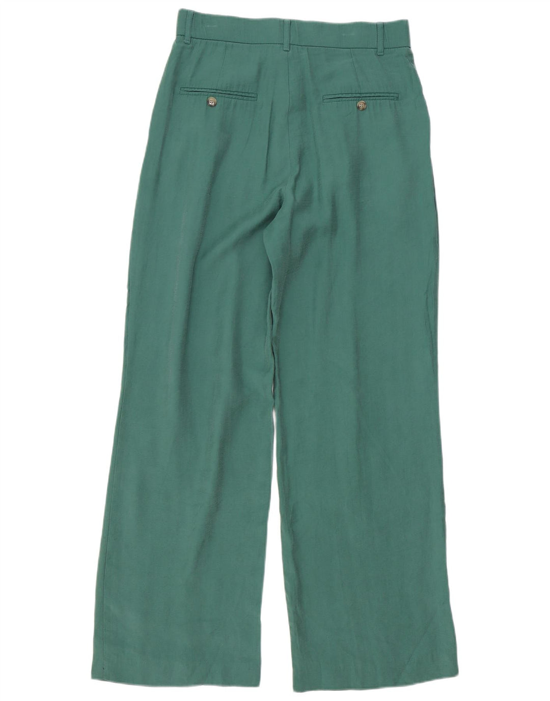Zara Calça Chino Feminina Pegged Médio W28 L32 Verde Modal