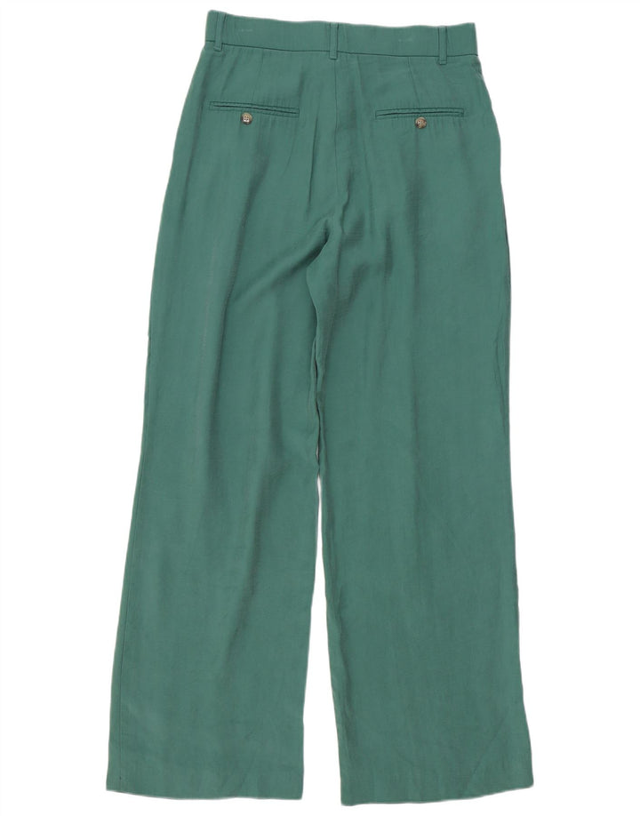 Zara Calça Chino Feminina Pegged Médio W28 L32 Verde Modal
