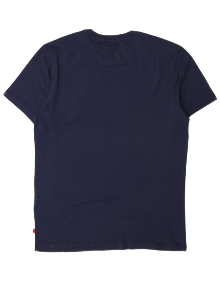 Camiseta masculina slim Levi's grande algodão azul marinho