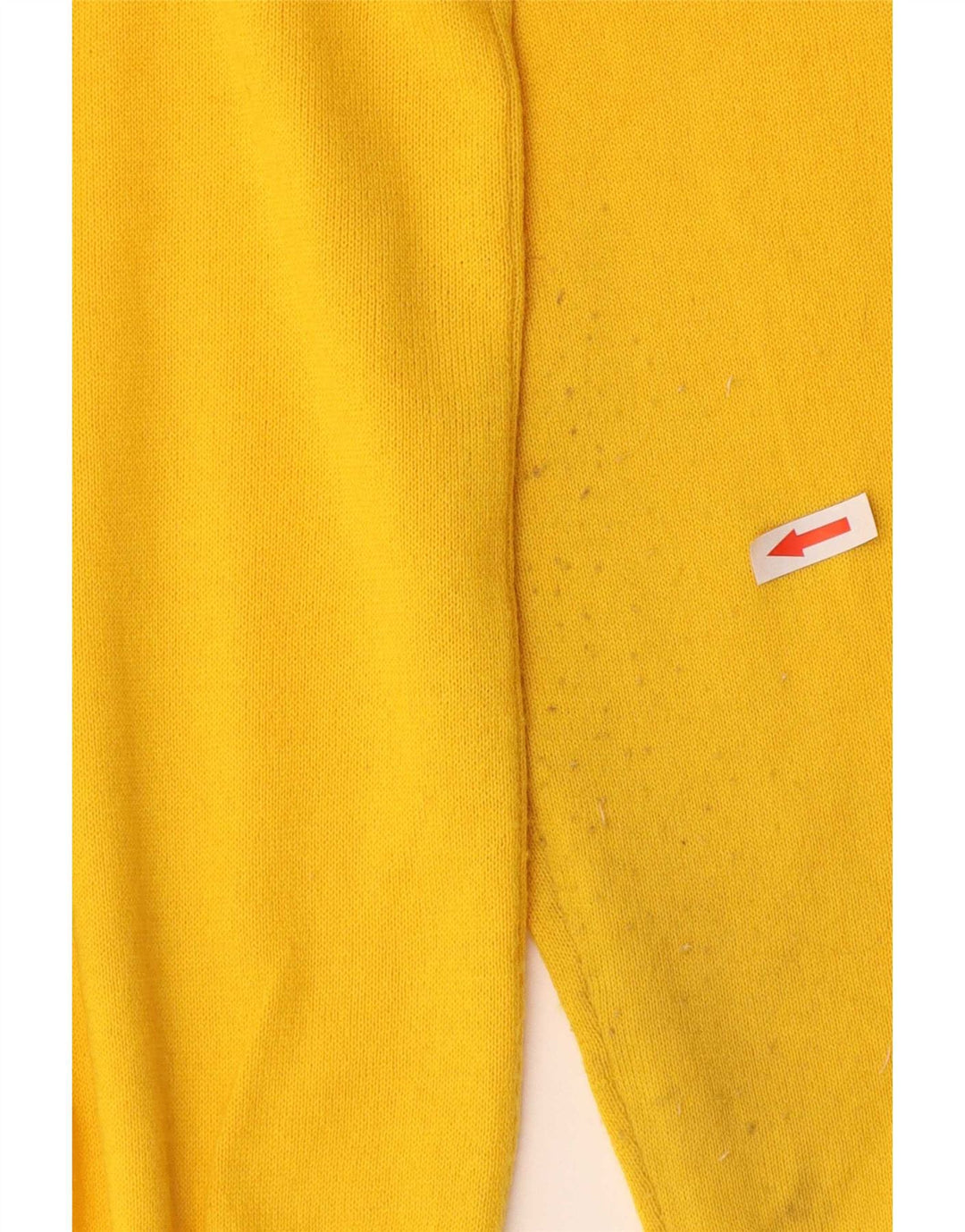 Suéter masculino Rifle com gola redonda e acrílico amarelo médio