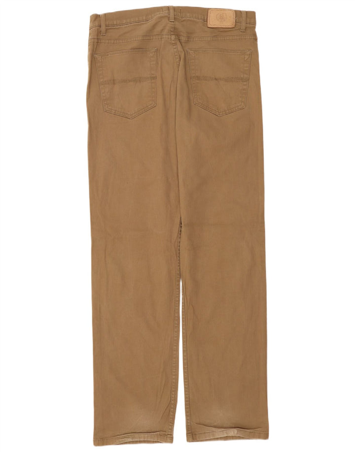 Calça casual masculina MARKS & SPENCER Blue Harbor W34 L33 marrom