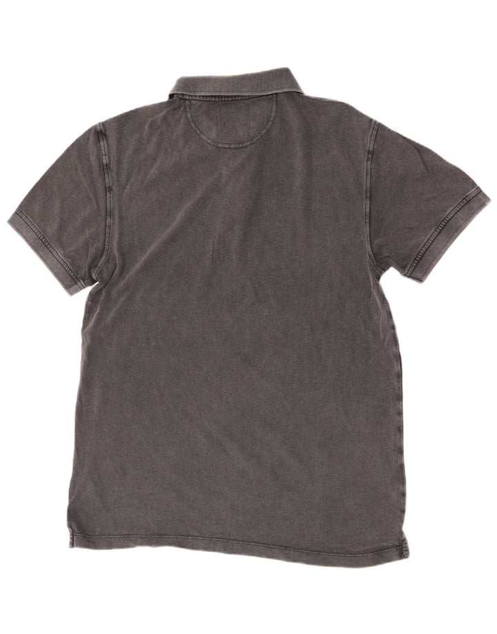 Camisa polo masculina White Stuff algodão cinza médio