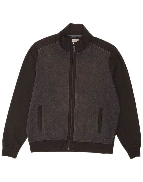 Pierre Cardin Jaqueta masculina de agasalho 2XL cinza colorblock algodão