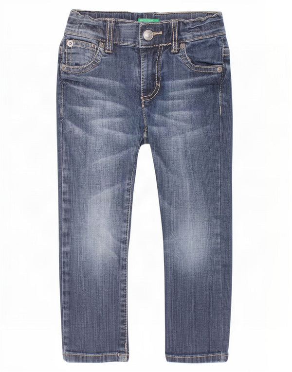 Benetton Baby Boys Jeans Slim 18-24 Meses W18 L13 Azul