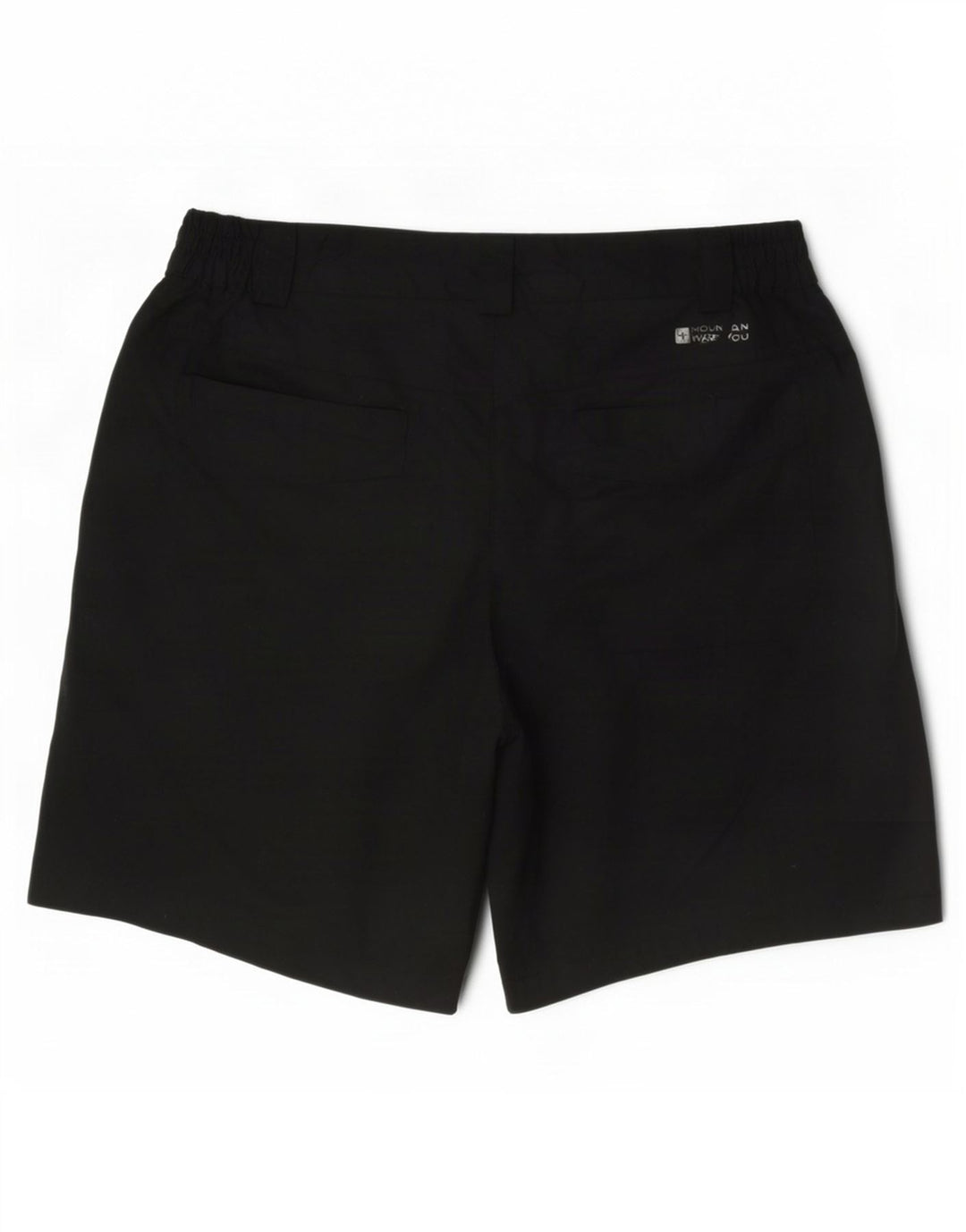 Mountain Warehouse Womens Chino Shorts UK 12 Médio W32 Poliéster Preto