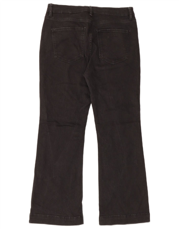 Calça Jeans Marks & Spencer Feminina UK 14 Grande W32 L27 Algodão Preto