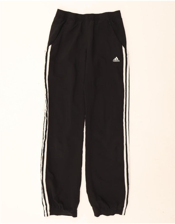 ADIDAS Womens Tracksuit Pants Joggers UK 8 Pequeno Poliéster Preto